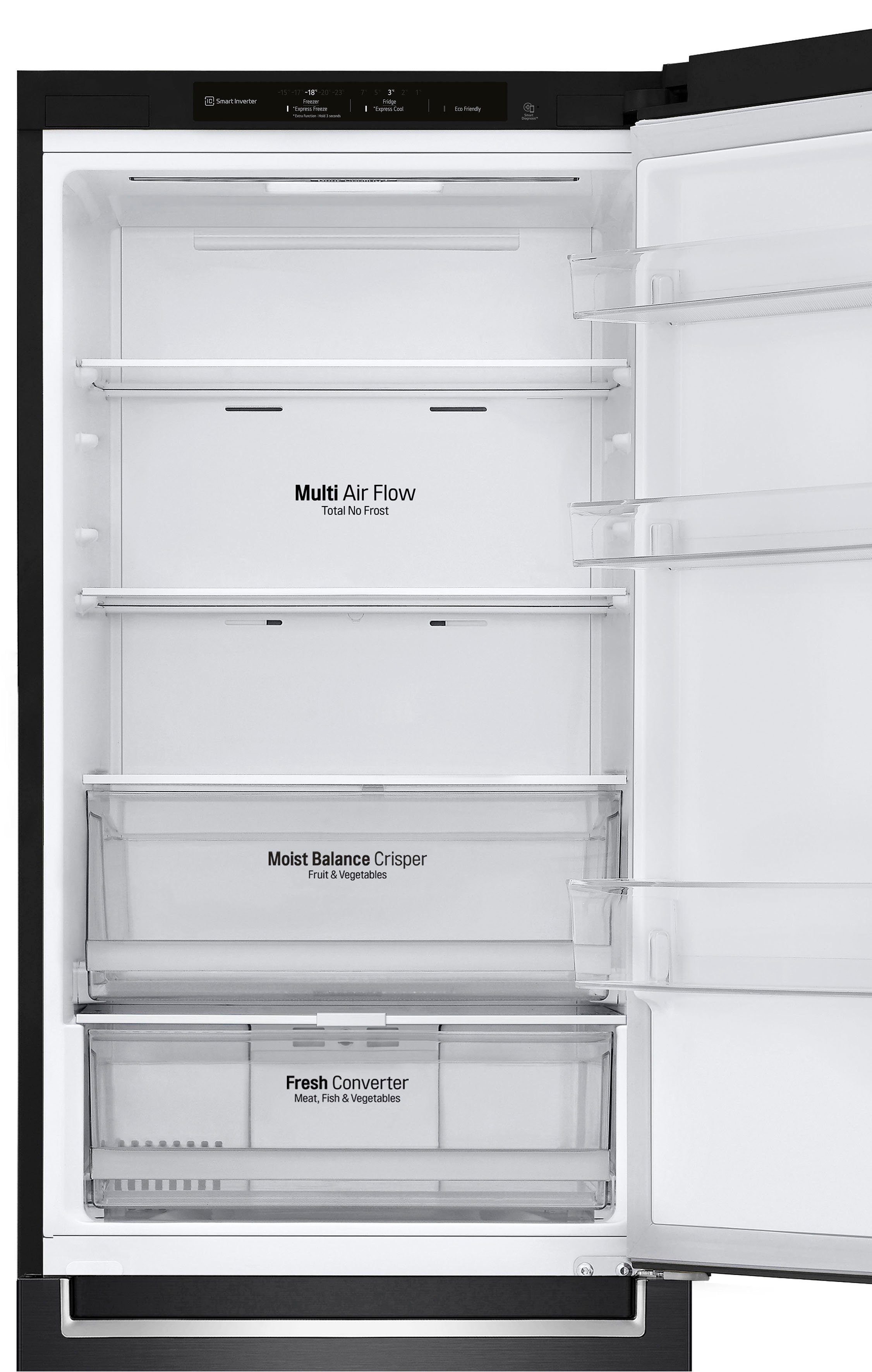 LG Kühl-/Gefrierkombination Serie 6 GBB61MCGCN1, 186 cm hoch, 59,5 cm breit