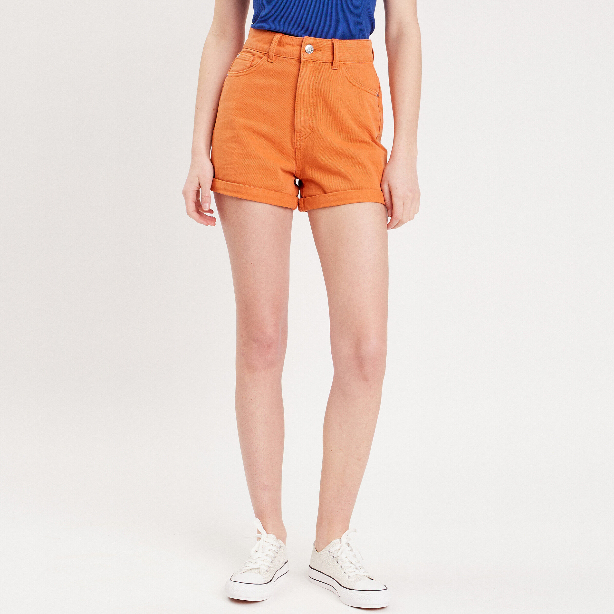 Short straight orange femme | Cache Cache