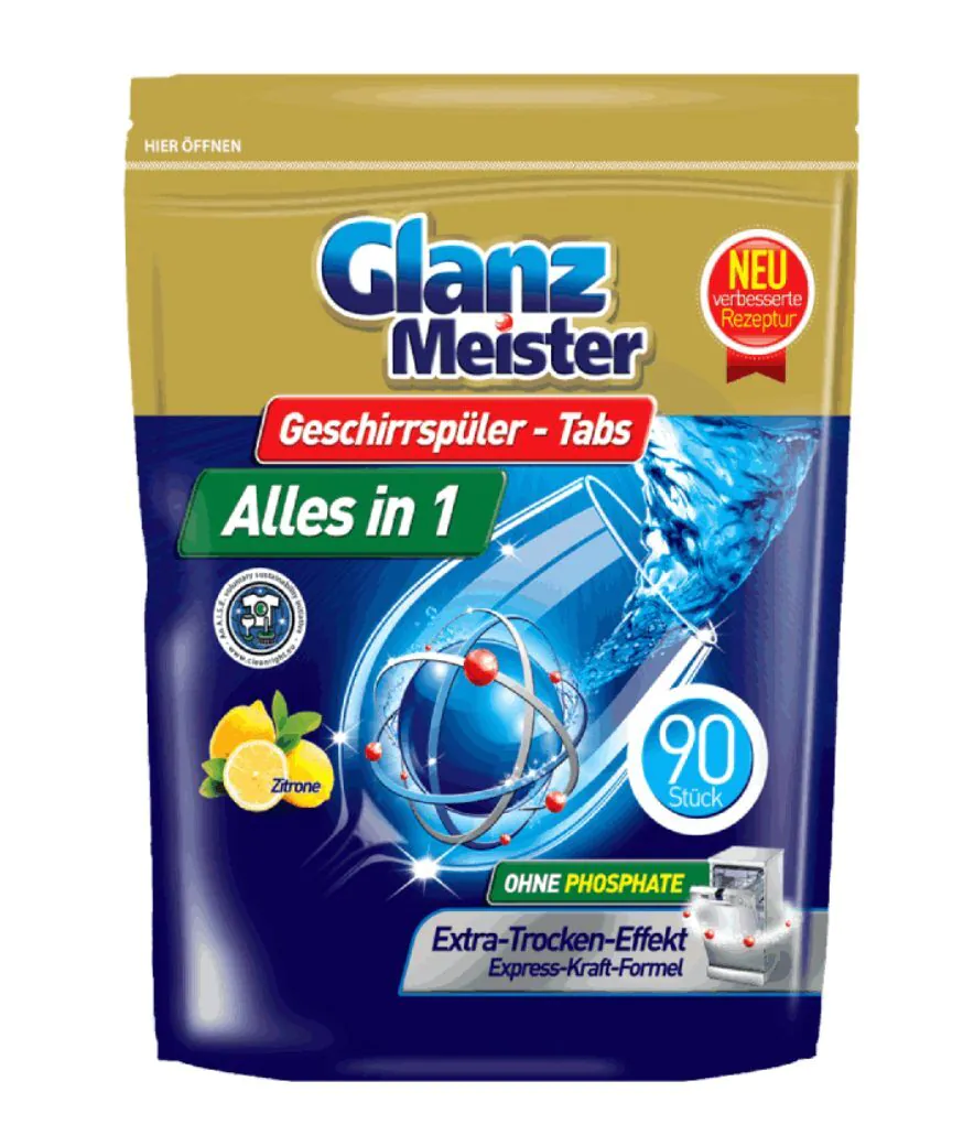 Ταμπλέτες πλυντηρίου πιάτων GlanzMeister