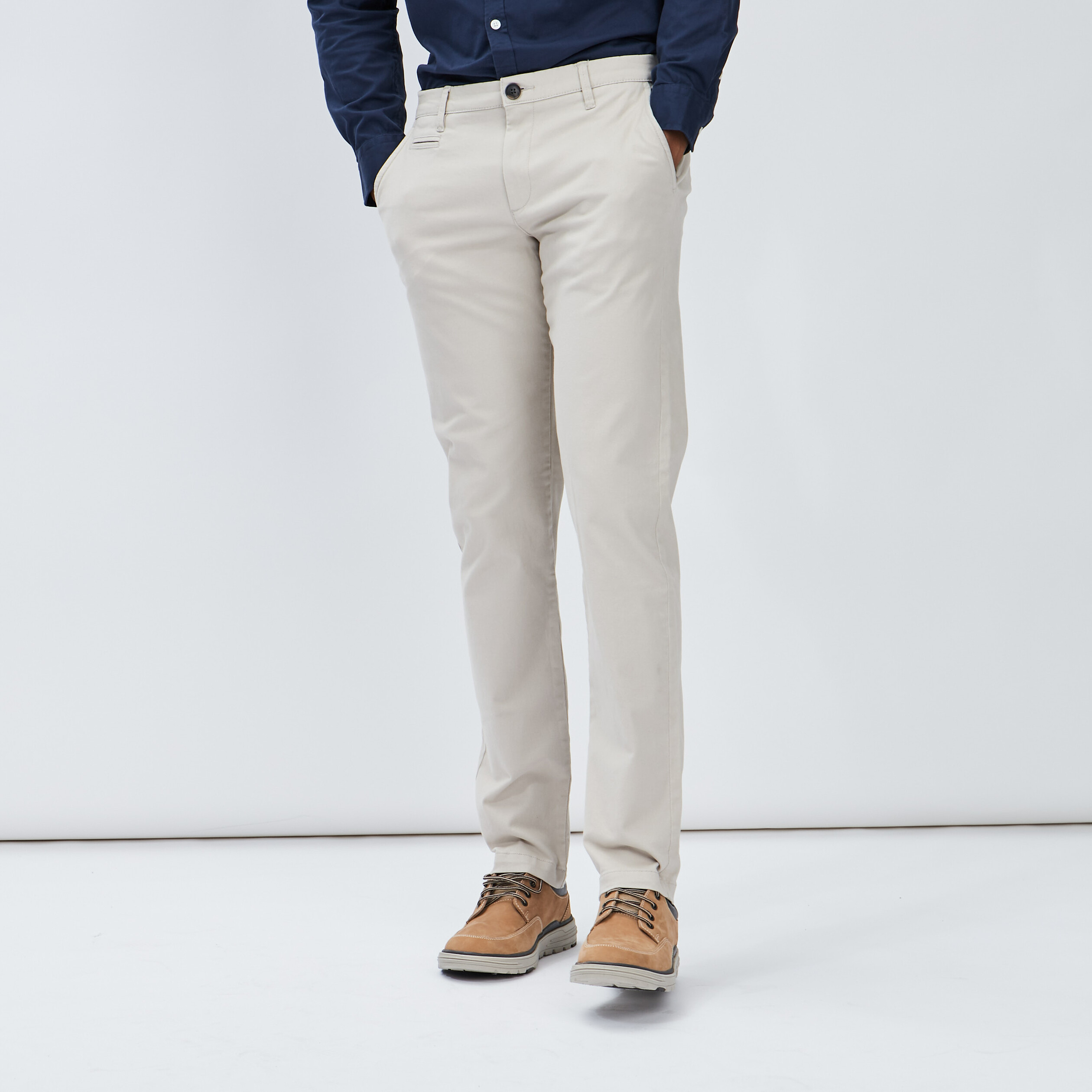 Pantalon chino sable homme | La Halle