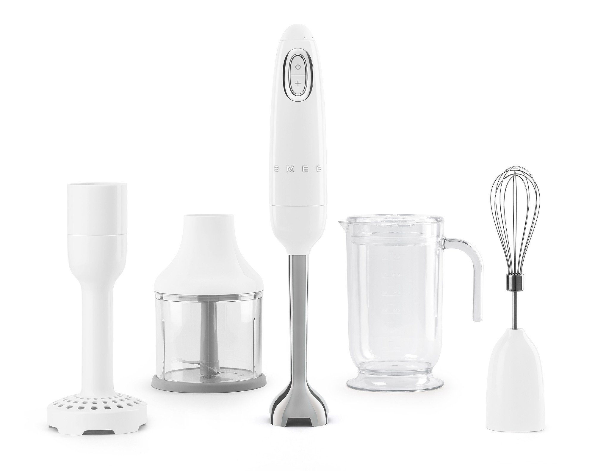 Smeg Stabmixer HBF12WHEU Stabmixer AllMix Edition mit Zubehör