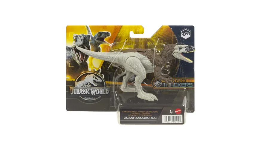 Jurassic World Danger Pack (Dino Trackers), Figur inkl. AR Track-Code, 1 Stück, sortiert