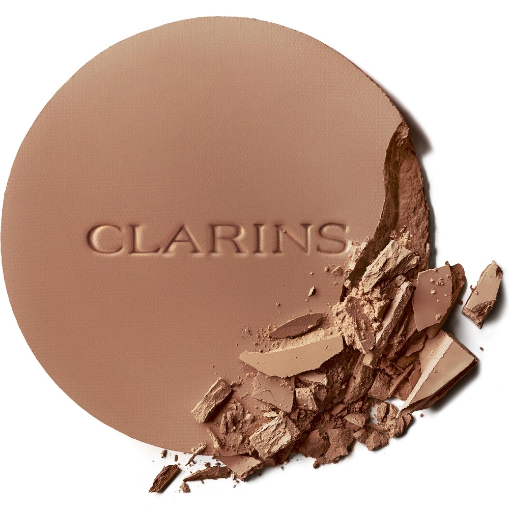 Clarins Ever Matte Compact Powder Poudre compacte matifiante infusée au lait de pêcher Poudre Compact