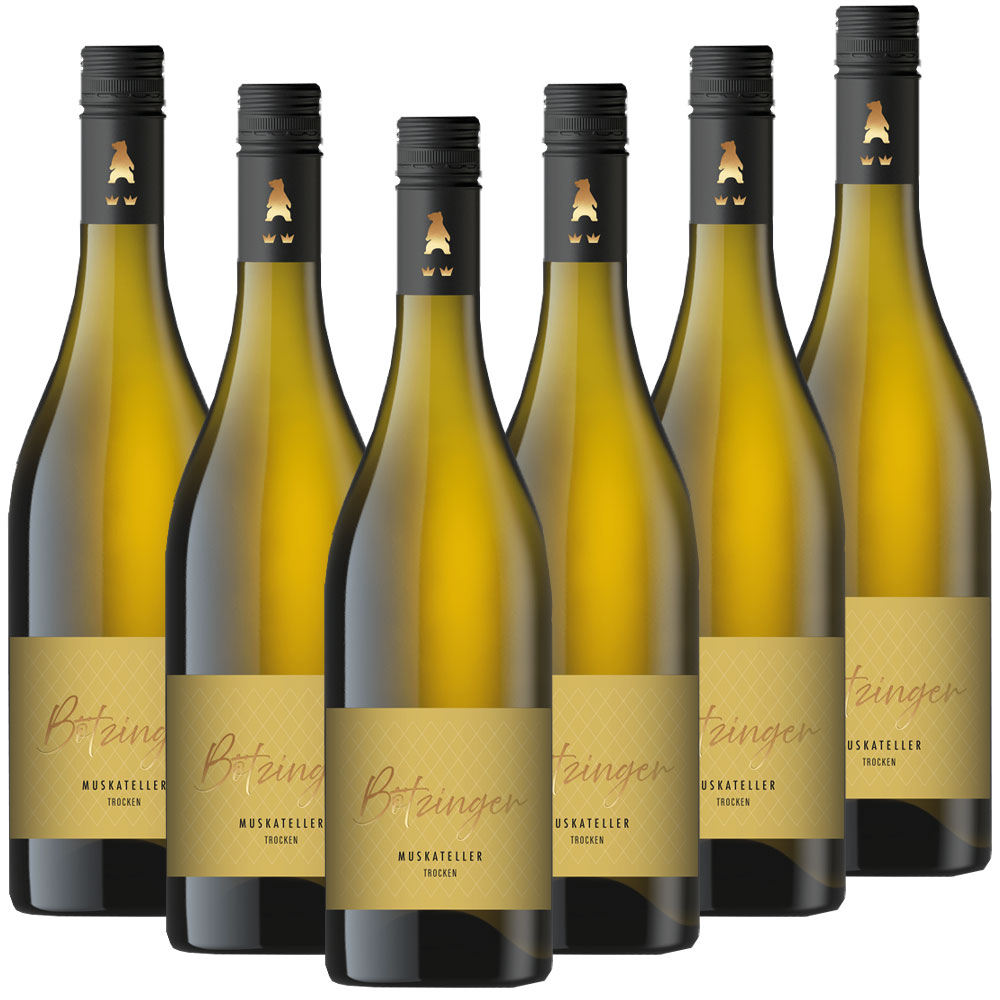 Winzergenossenschaft Bötzingen Der Bötzinger - Muskateller Kabinett trocken - 6er Karton