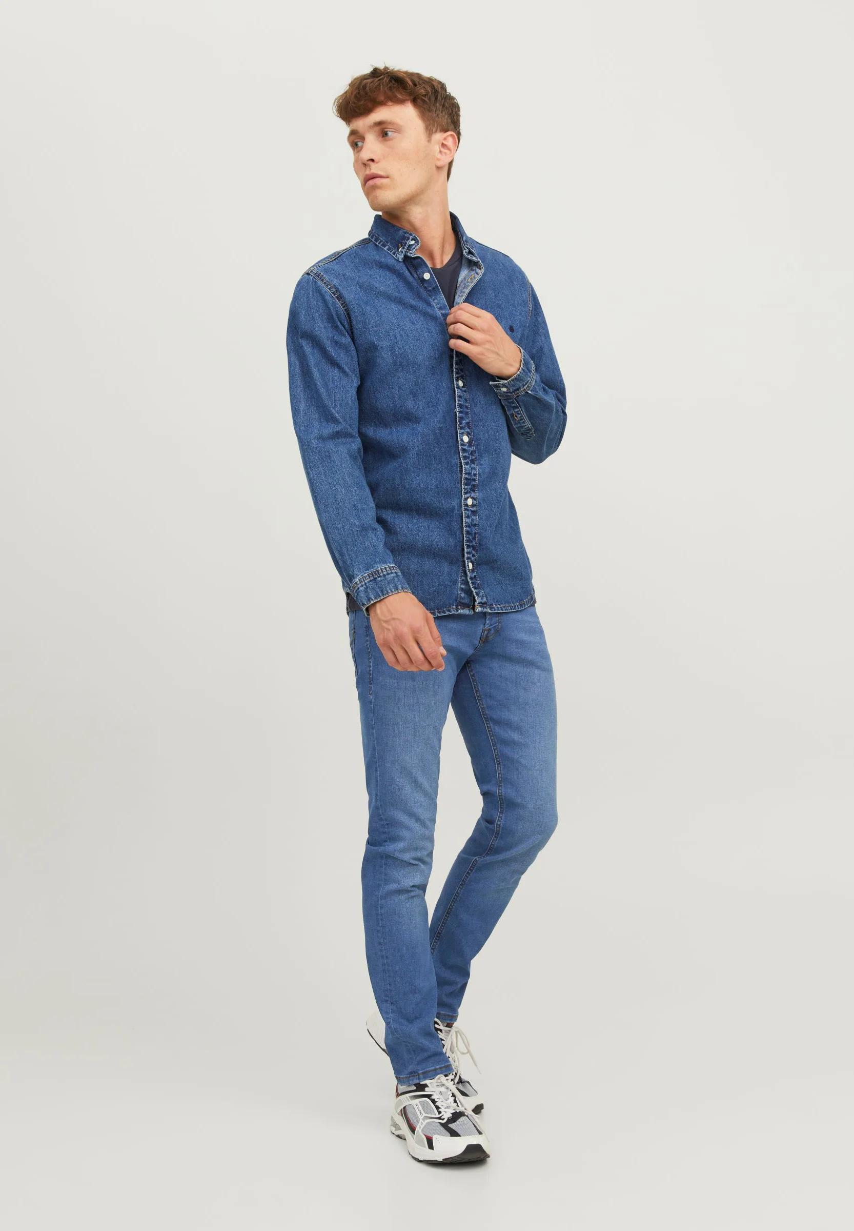 Jack & Jones JJIGLENN JJORIGINAL - Vaqueros ajustados