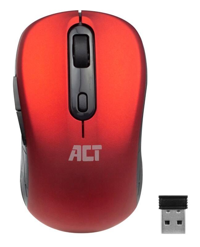 ACT Kabellos Maus Kabellos Rot