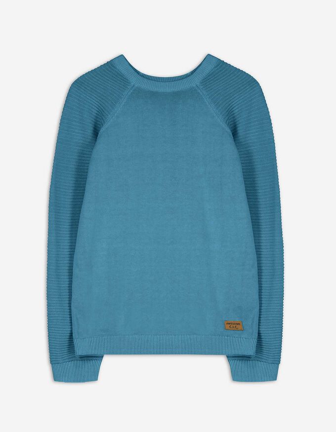 Strickpullover - Labelpatch