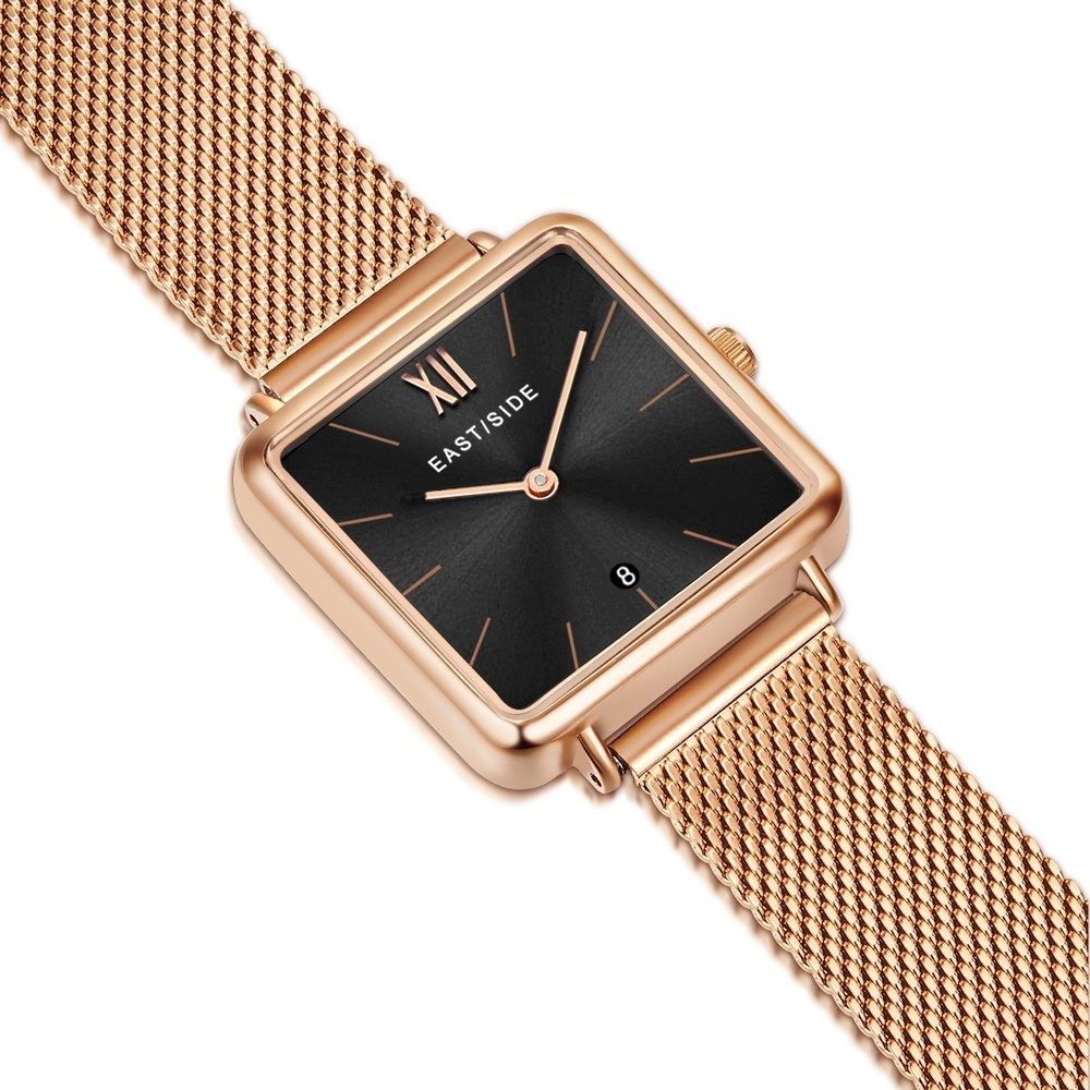 EASTSIDE Montre à quartz Grand en Or rose Acier inoxydable en Or rose Montre
