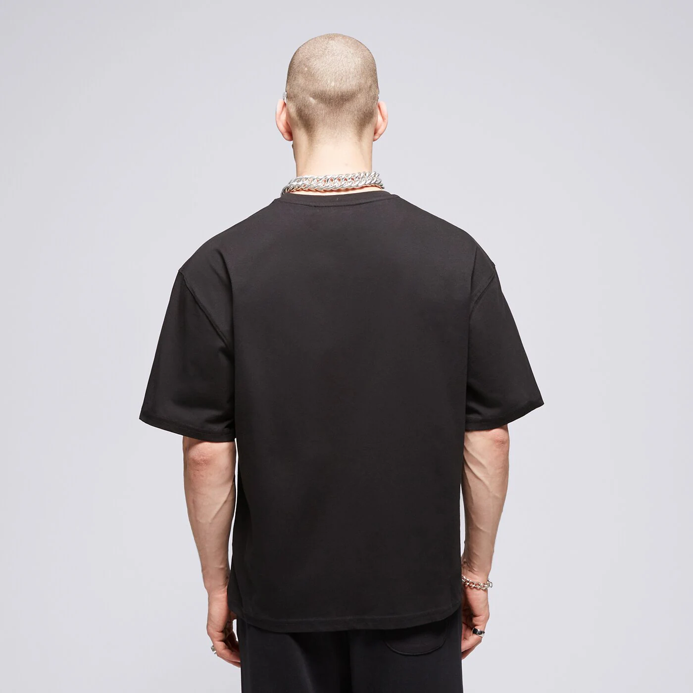 ALPHA INDUSTRIES T-SHIRT COLLEGE T Schwarz