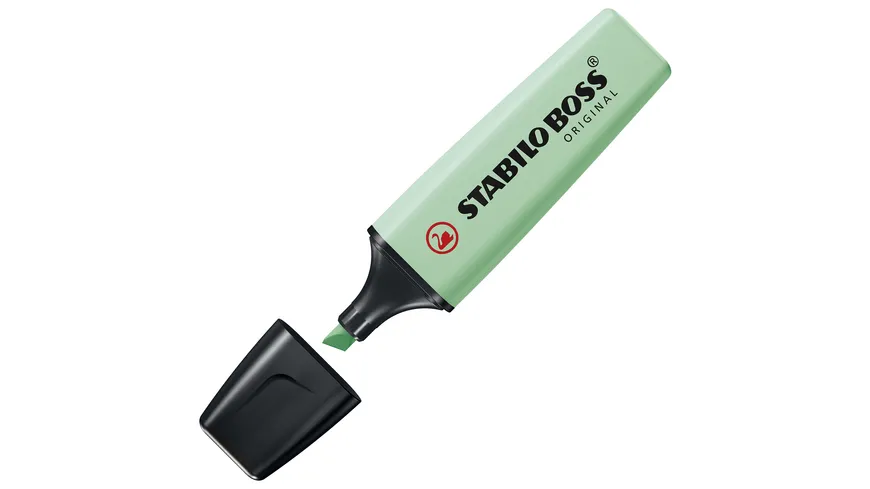STABILO® Textmarker - STABILO BOSS ORIGINAL Pastel - Einzelstift - Hauch von Minzgrün Hauch von Minzgrün