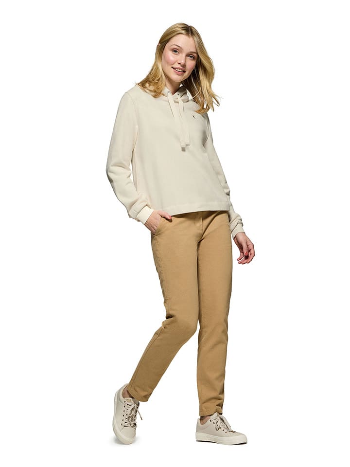 Polo Club Hoodie in Creme günstig kaufen