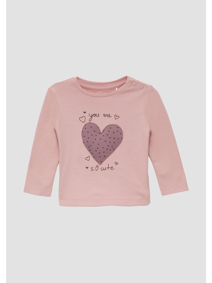 s.Oliver T-Shirt langarm in Pink günstig kaufen 92