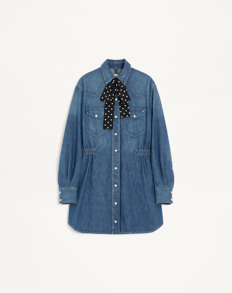 Vestido midi jeans