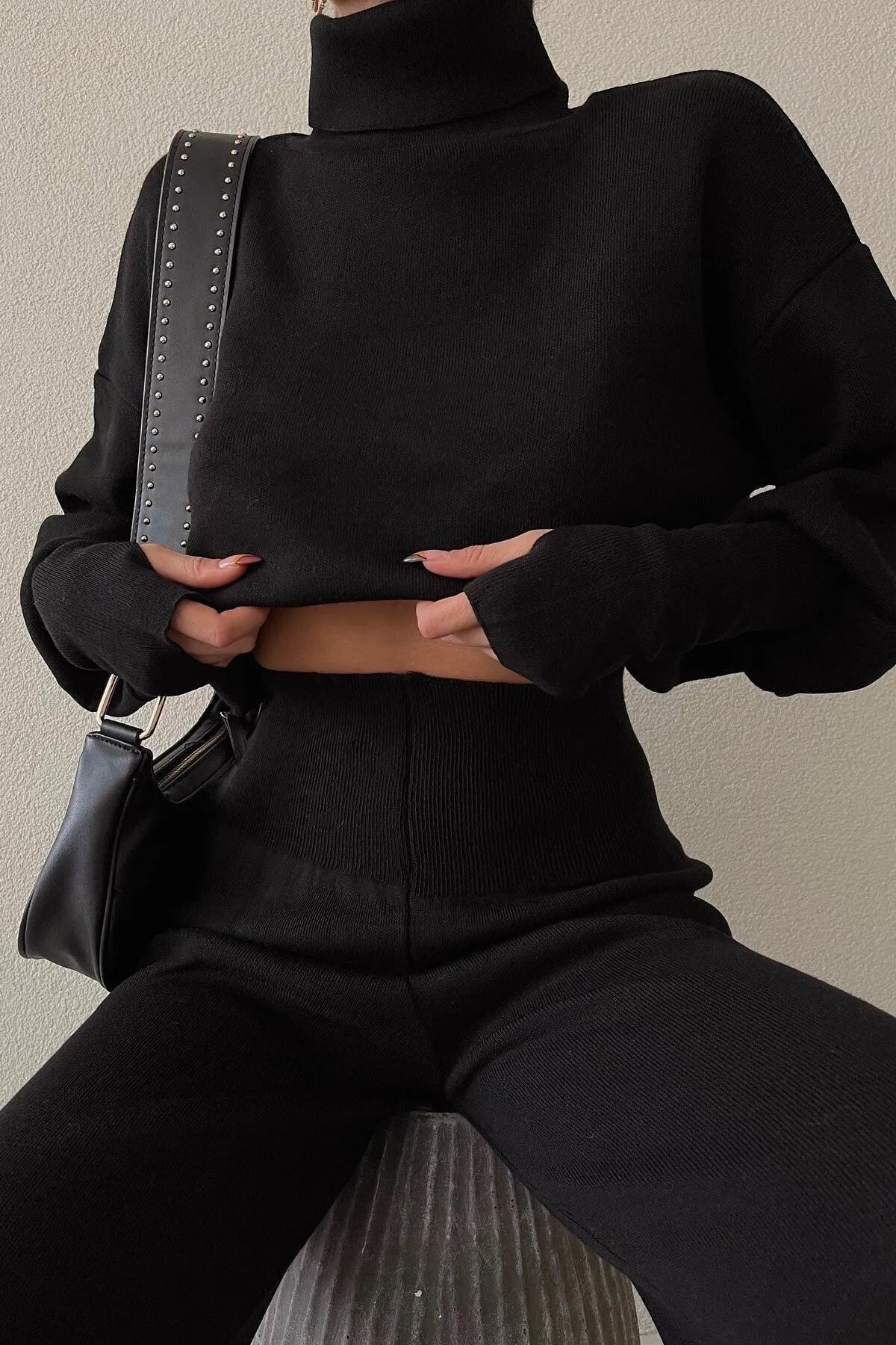 CIQULATA  Zweiteiler - Schwarz - Regular Fit