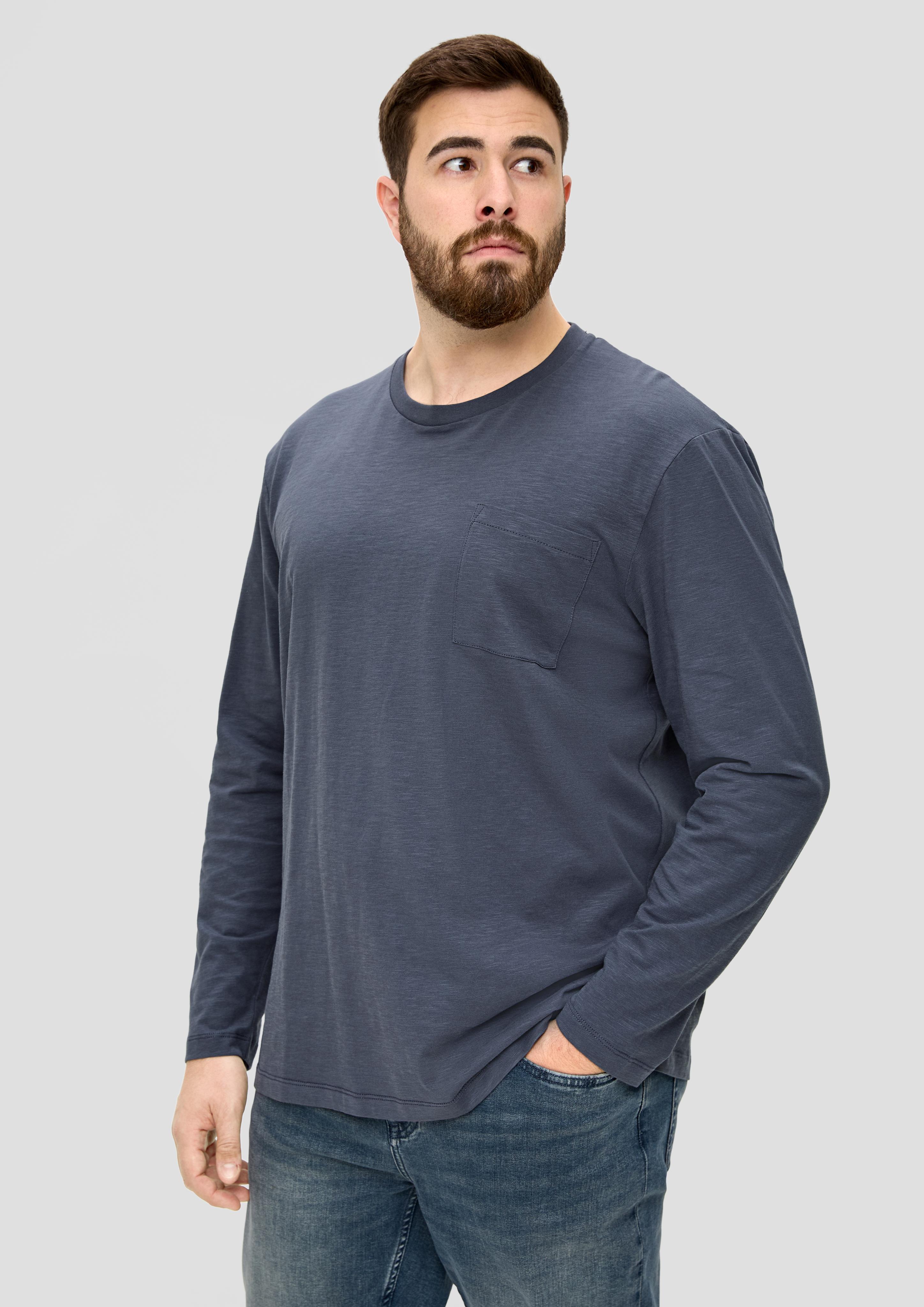 Longsleeve mit Flammgarnstruktur  2143247-5777