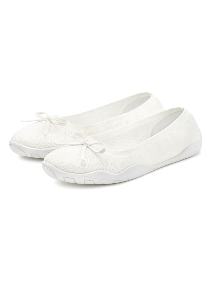 LASCANA Sneaker Ballerinas in weiß günstig kaufen