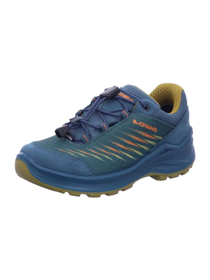 LOWA Outdoorschuhe ZIRROX II GTX LO JR in petrol/senf günstig kaufen