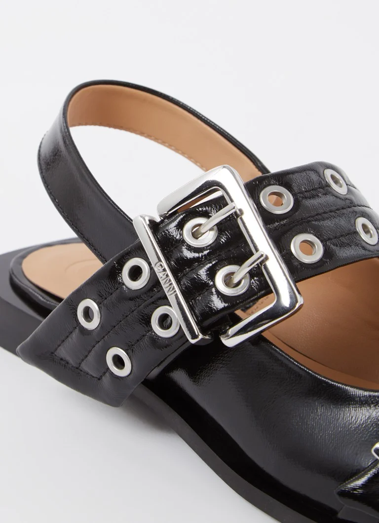 Ganni Slingback with buckle detail