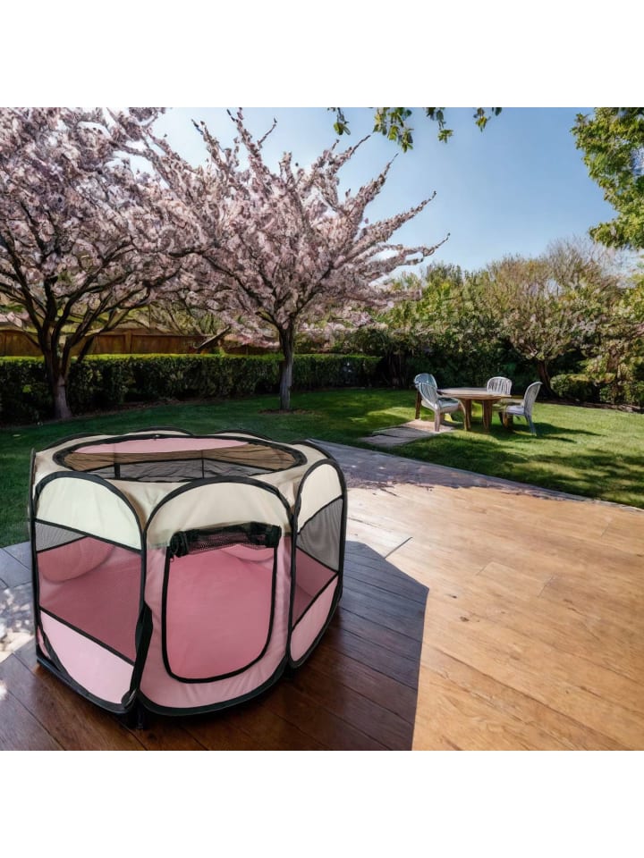 Intirilife Laufstall für Haustiere 77 x 58 cm in Pink günstig kaufen onesize