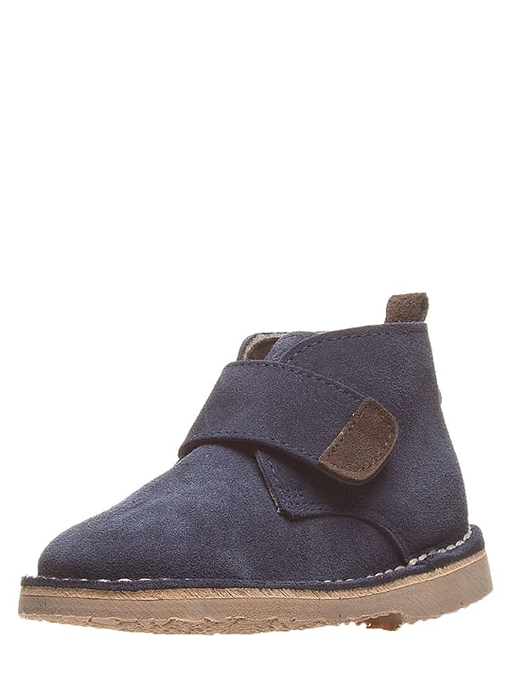 lamino Leder-Halbschuhe in Dunkelblau günstig kaufen 29