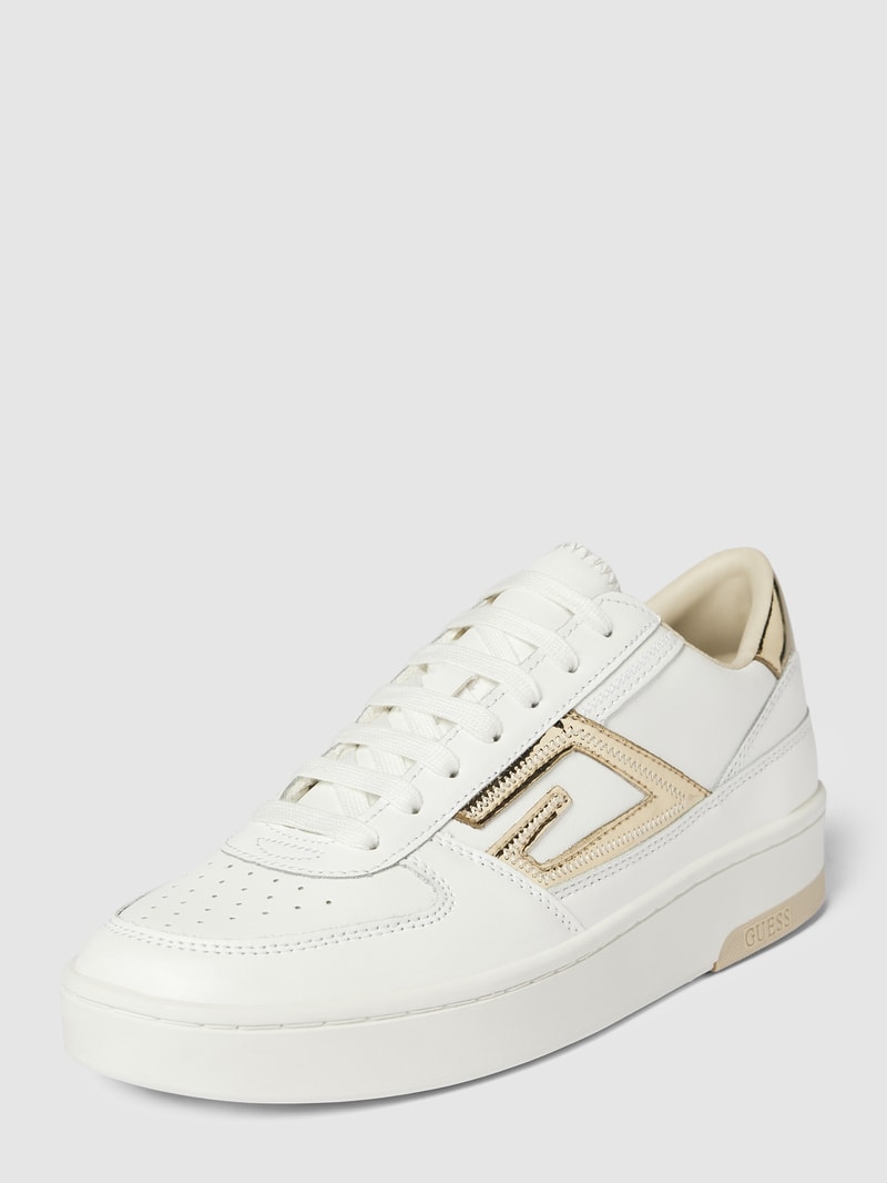 Sneaker mit Schnürverschluss Modell 'SILINA' in weiß