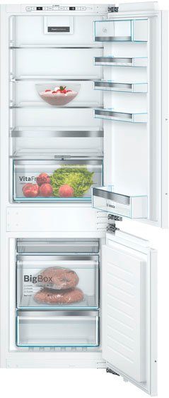 BOSCH Einbaukühlgefrierkombination 6 KIN86AFF0, 177,2 cm hoch, 55,8 cm breit