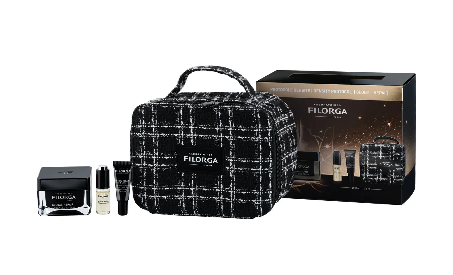 Global Xmas Coffret Global-Repair 2025 - Global Treatment Box, 24-hodinové ošetrenie tváre s globálnym efektom