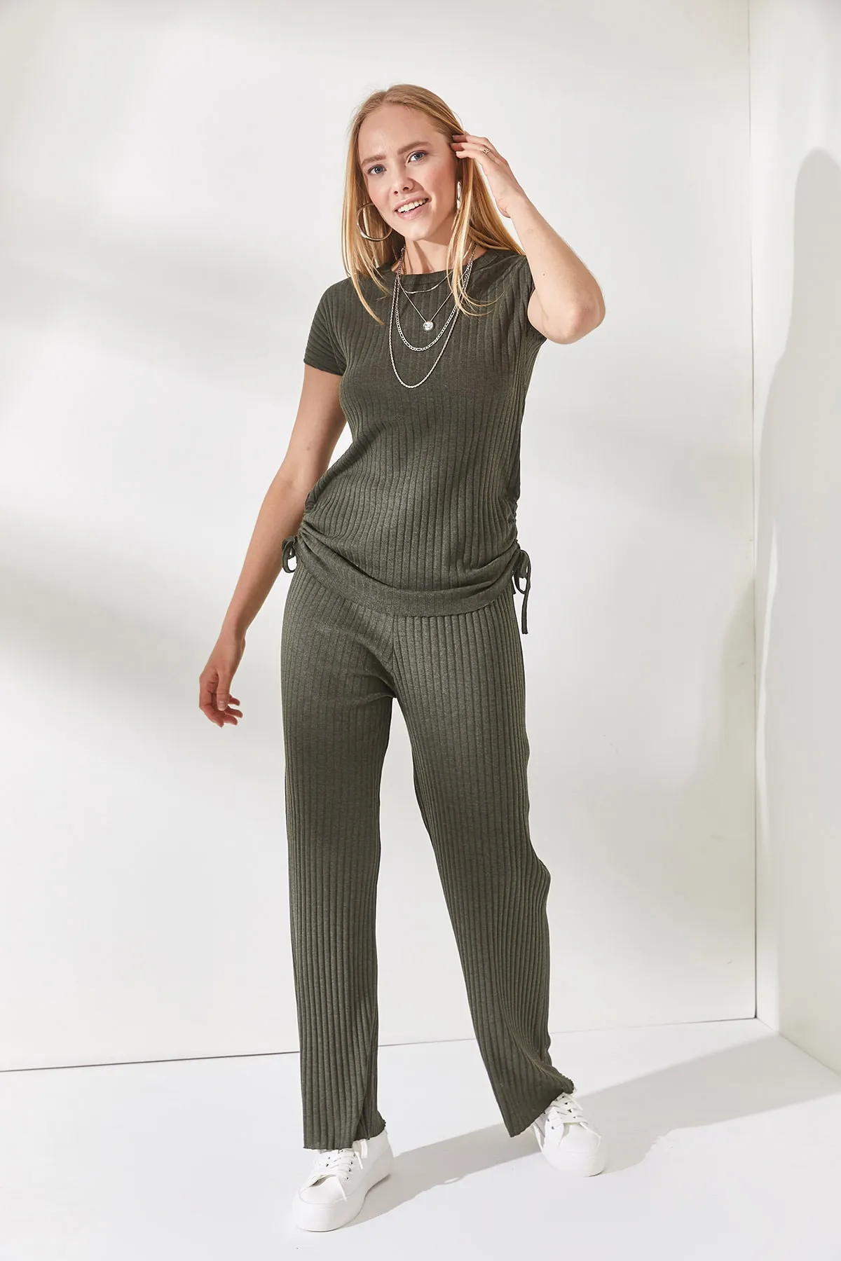Olalook  Zweiteiler - Khaki - Oversized