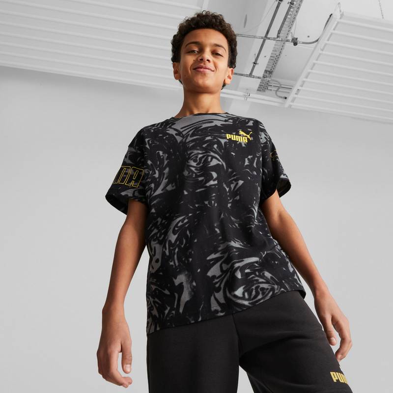 PUMA POWER SUMMER AOP T-Shirt Jungen