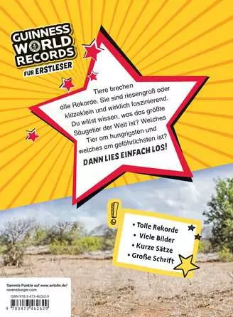Ravensburger Guinness World Records für Erstleser - Tiere