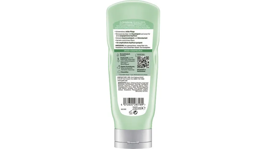 GUHL Spülung Kopfhaut Sensitiv 200 ml