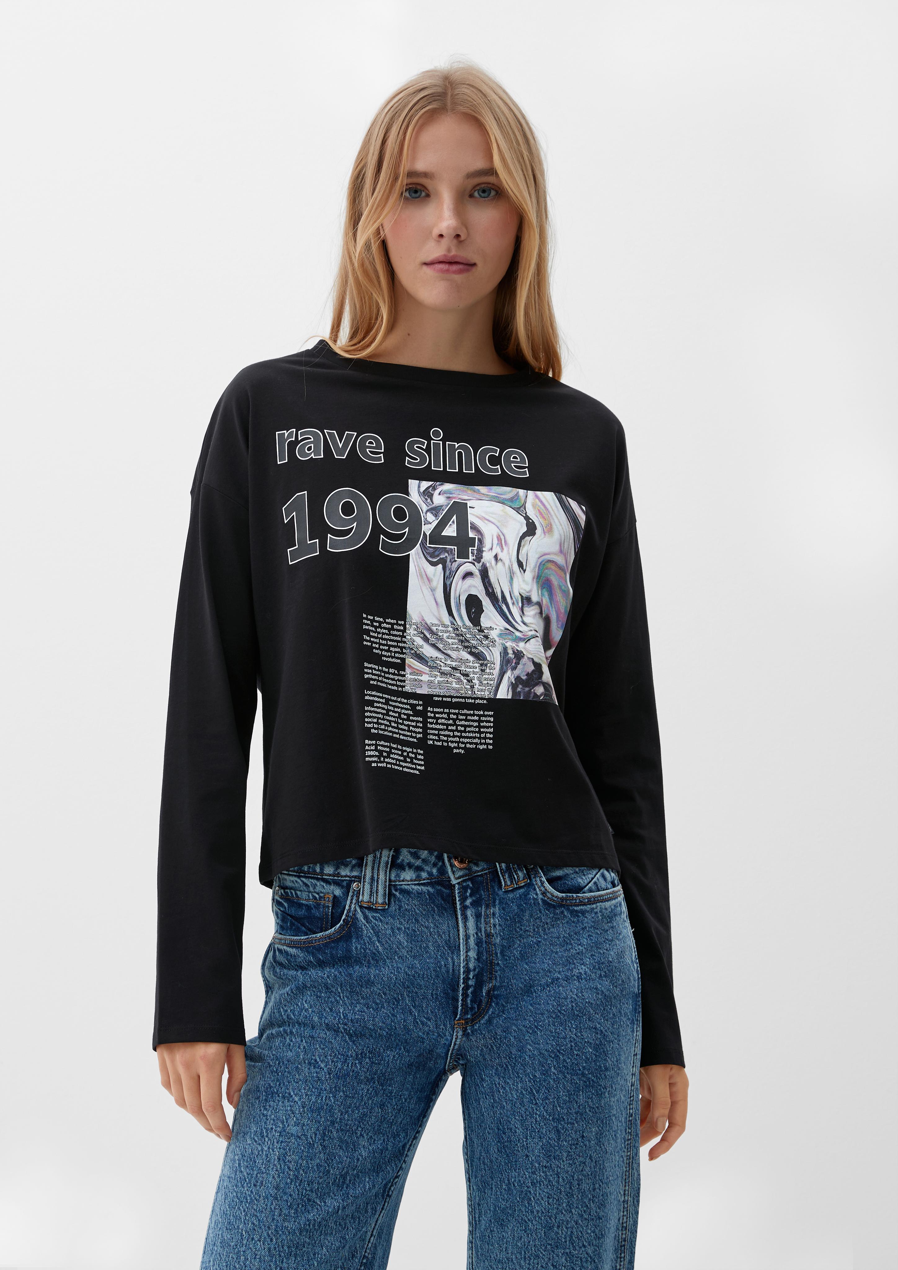 Longsleeve mit Frontprint  2125992-99D0