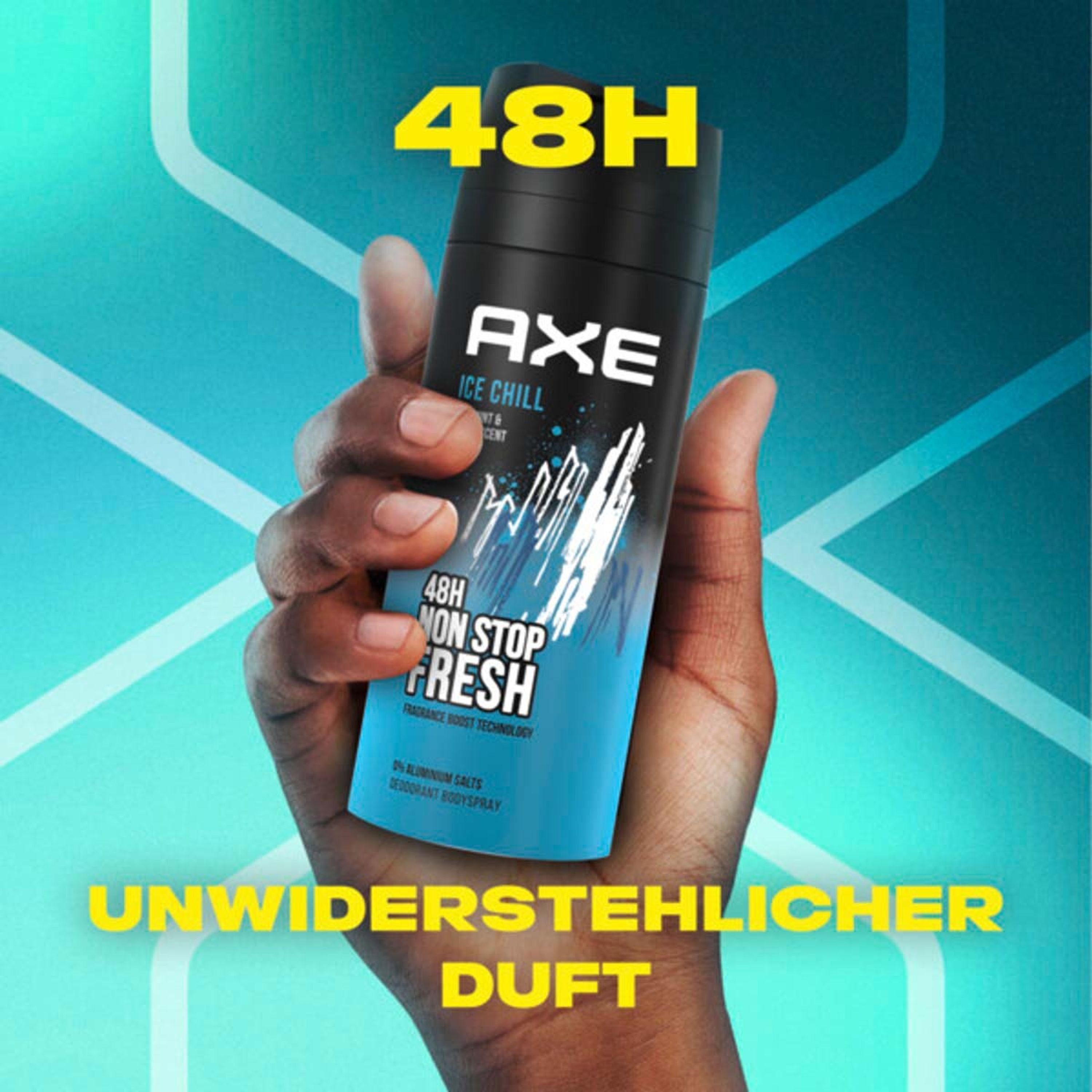 axe Deo-Set Bodyspray Ice Chill Deo 6x150ml Deospray Deodorant Männerdeo