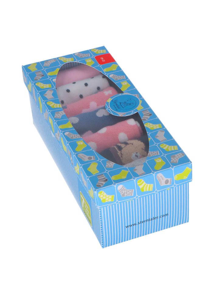 Sterntaler Socken 7er-Box Punkte in rosarot günstig kaufen 18