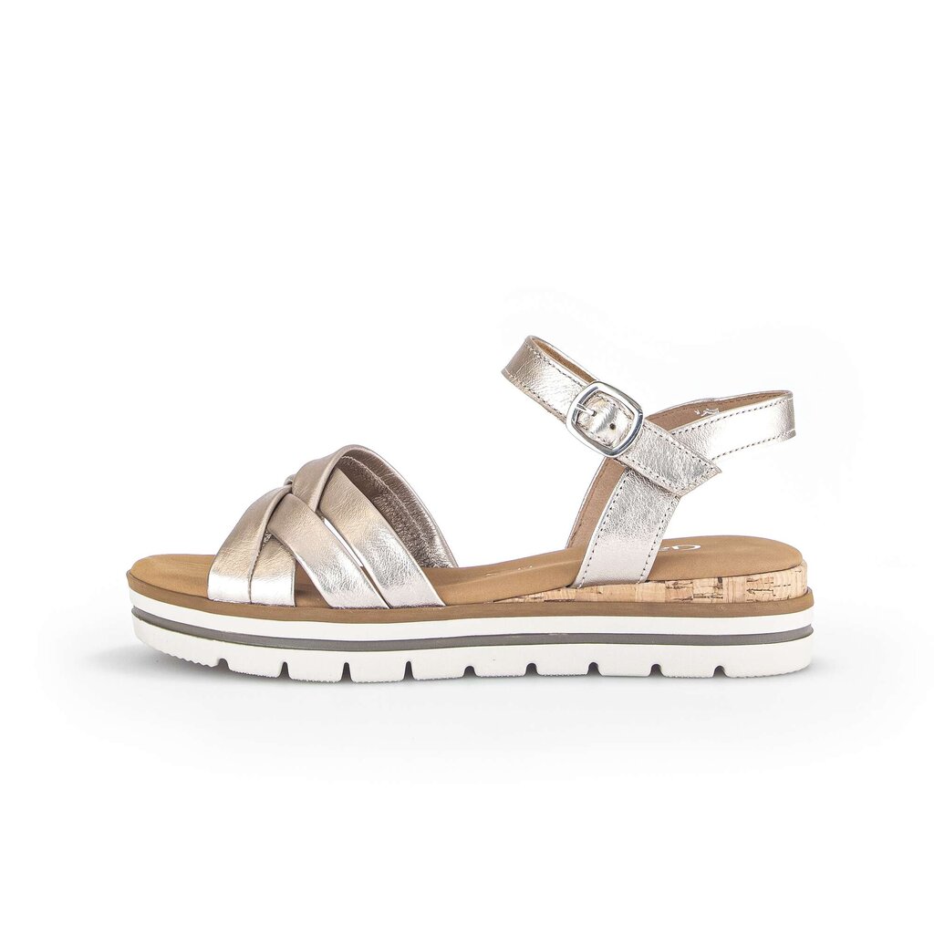 Gabor comfort Keilsandalette gold
