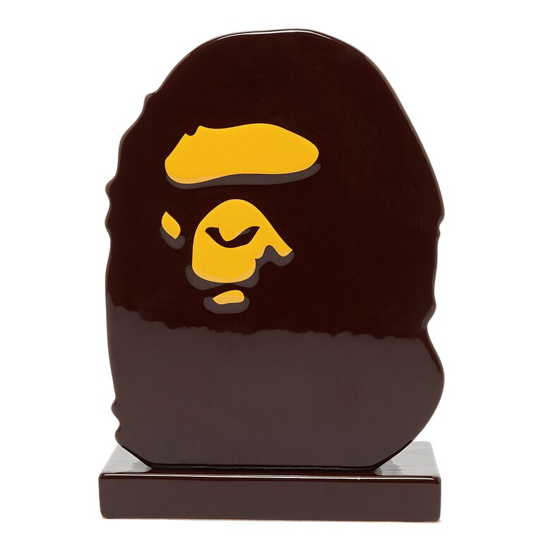 A Bathing Ape Ape Head Incense Holder M brown