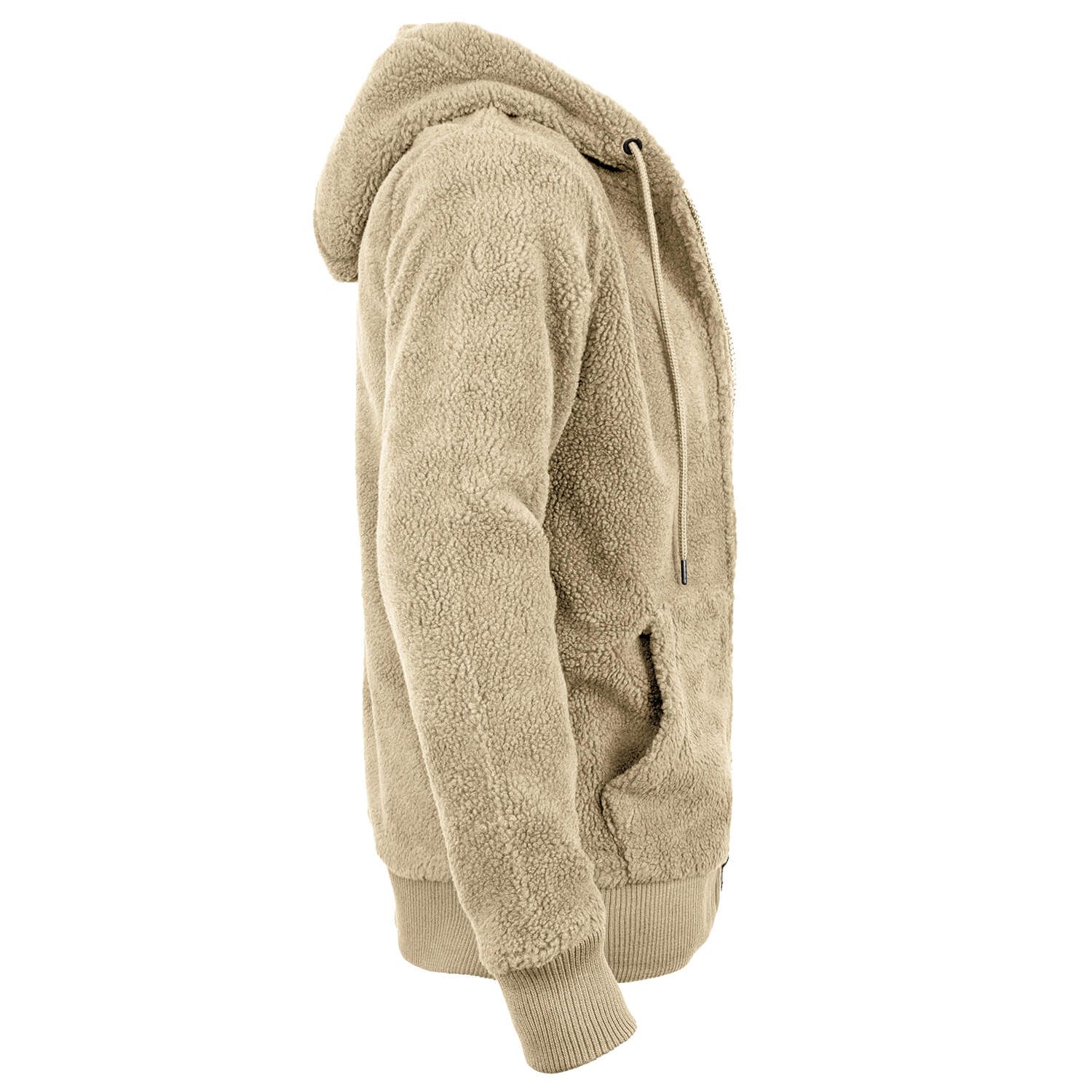 Teddyfleece Jacke mit Kapuze