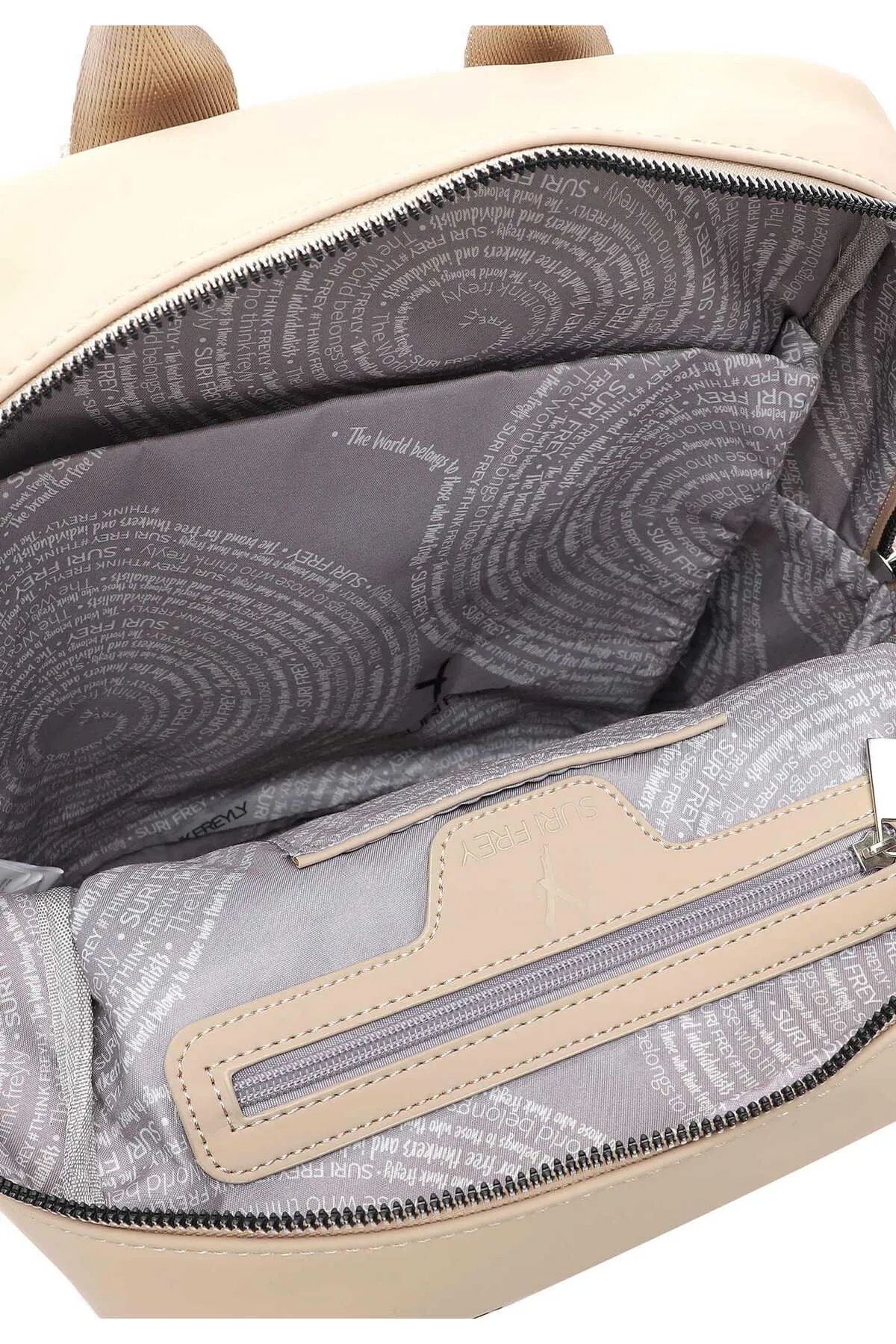 SURI FREY  Rucksack - Beige - Unifarben