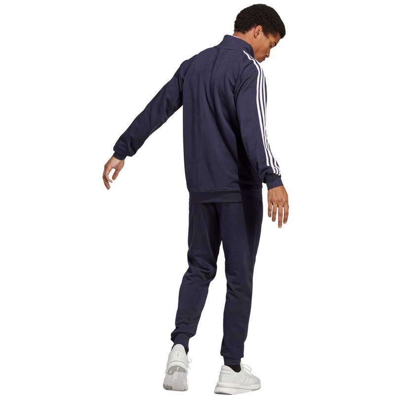 adidas BASIC 3-STREIFEN FRENCH TERRY Trainingsanzug Herren