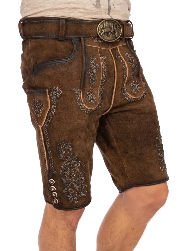 Gwandler Lederhose FERDI havanna in braun günstig kaufen
