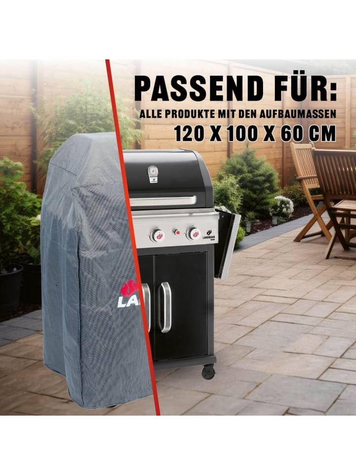 Landmann Wetterschutzhaube Premium - 55 x 117 x 90 cm - grau günstig kaufen onesize