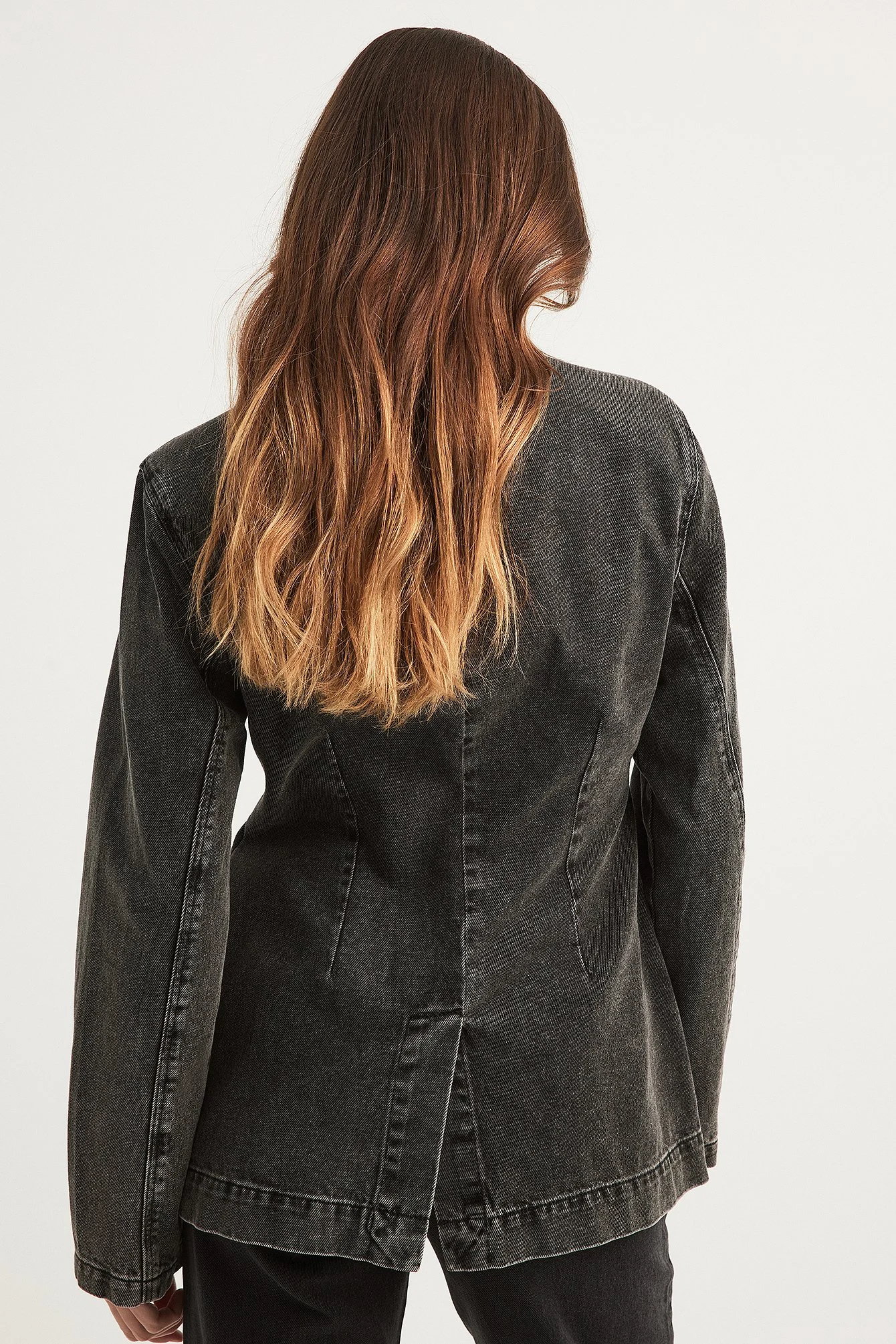 Taillierter Denim-Blazer