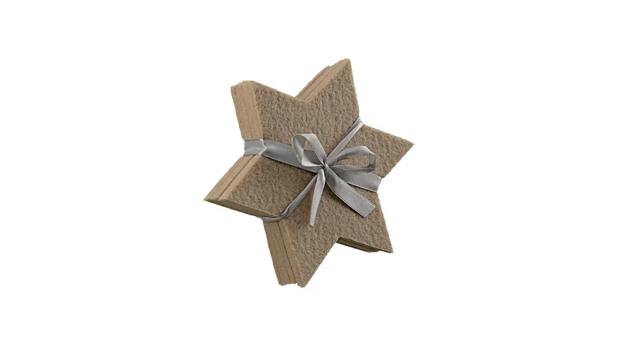 GILDE Untersetzer Stern beige