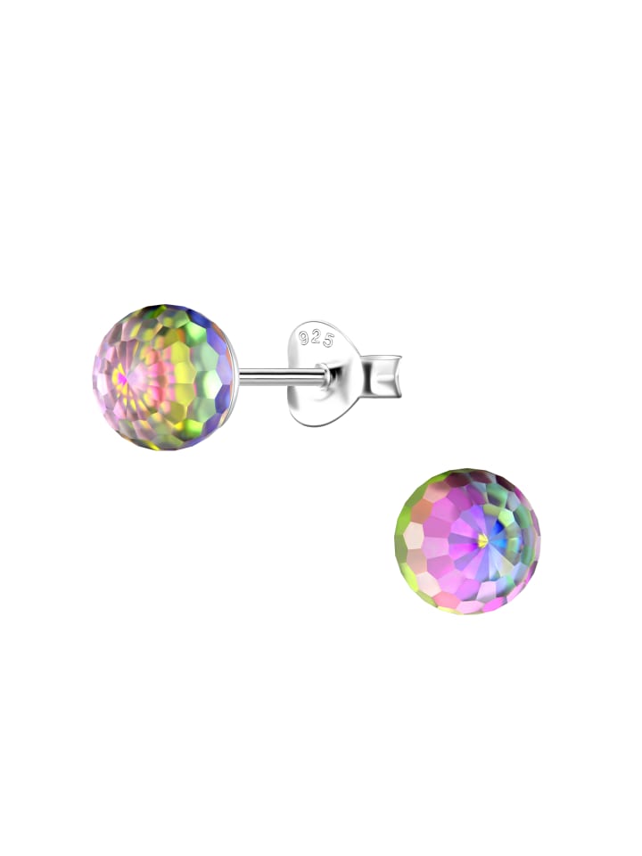 Alexander York Ohrstecker DISCOKUGEL bunt in 925 Sterling Silber, 2-tlg. günstig kaufen onesize