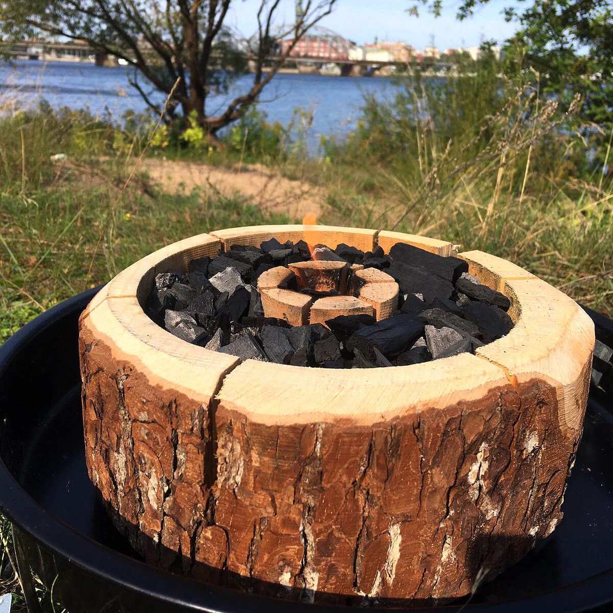 Einweggrill Woodie