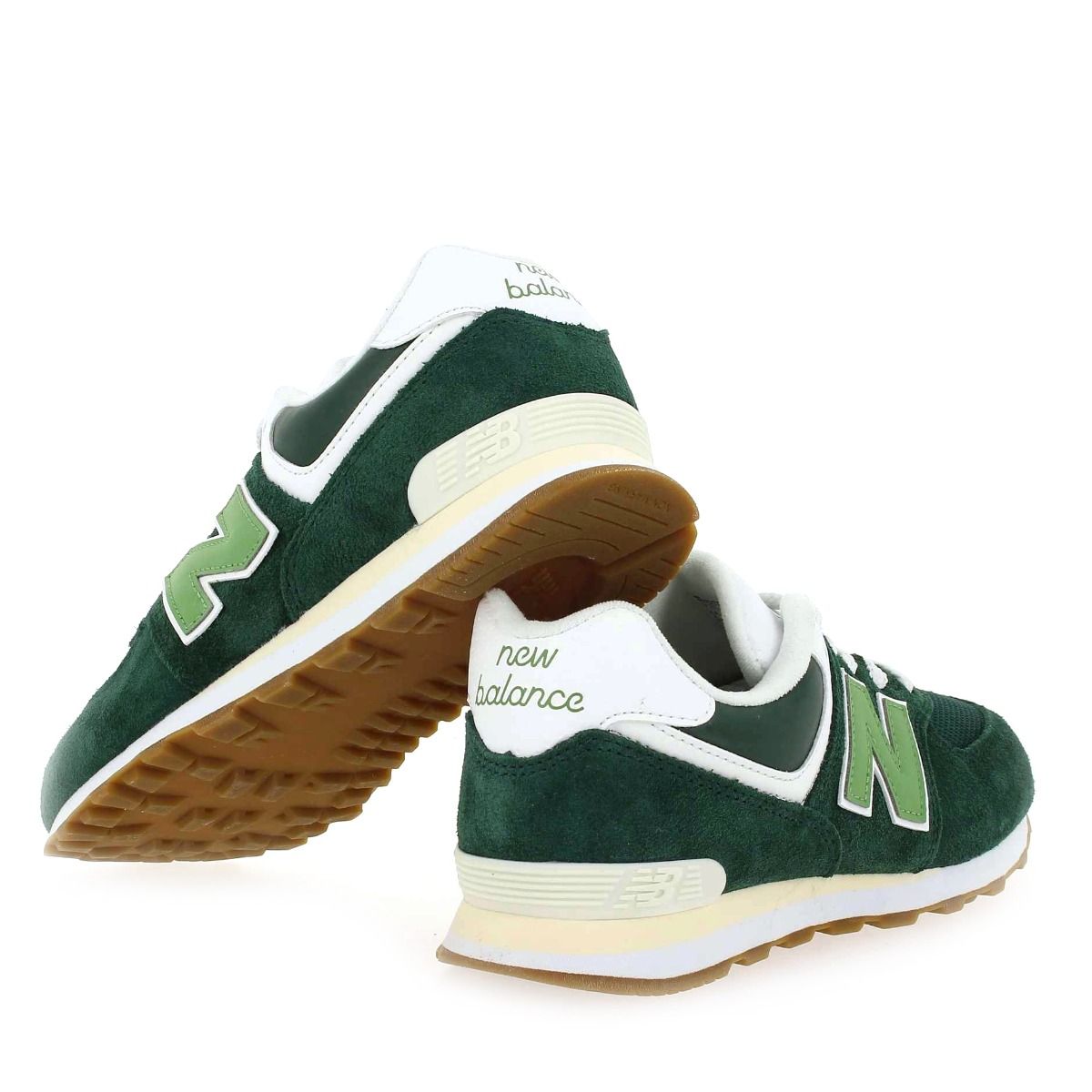 New Balance  574 LACET COUNTRY CLUB - Vert