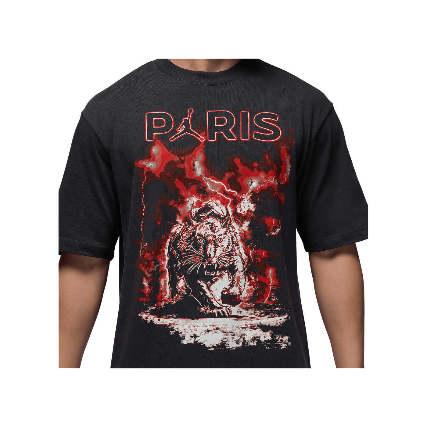 Jordan Paris St. Germain Graphic T-Shirt Schwarz F045