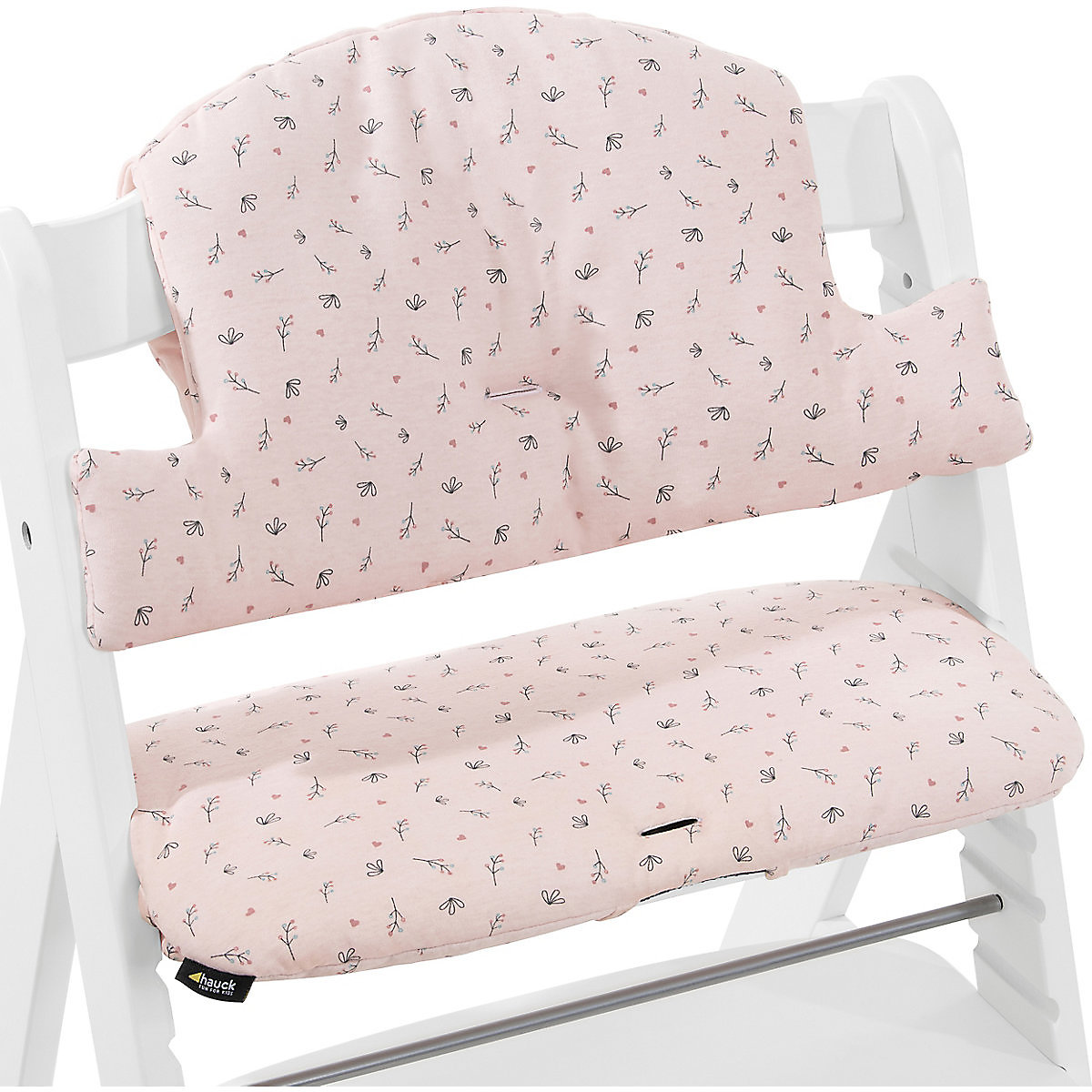 Sitzauflage Alpha Highchair Pad Select, Jersey Flowers Rose