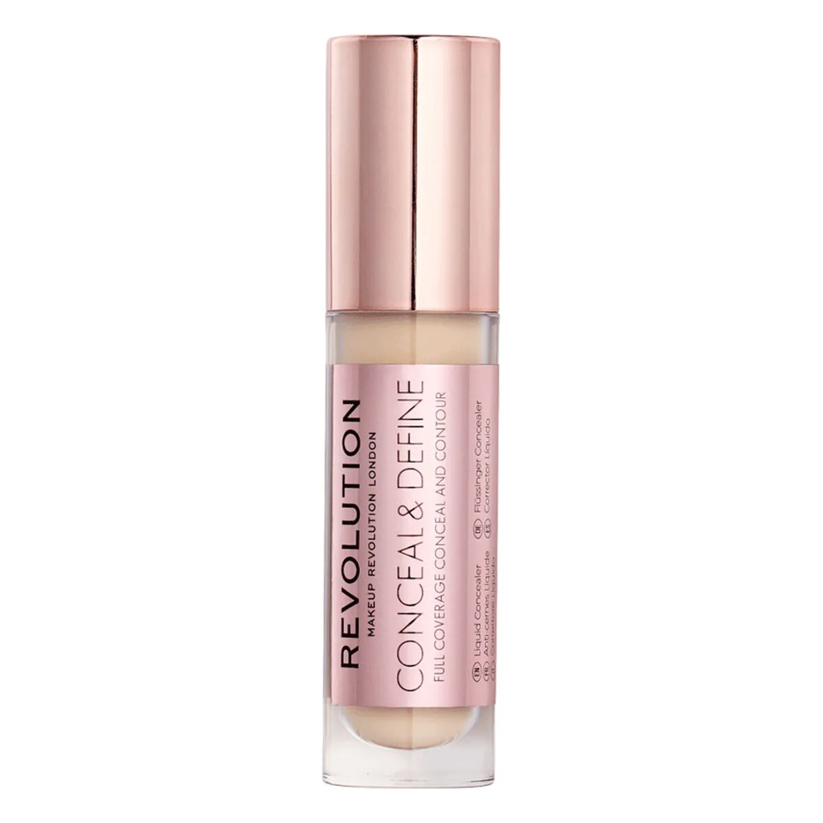 MAKEUP REVOLUTION maskuojamasis ir paryškinantis veido maskuoklis C6.5 4ml