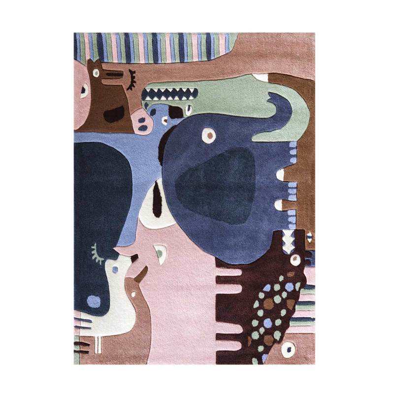 Tapis Puzzle animaux 120x140 AFKliving
